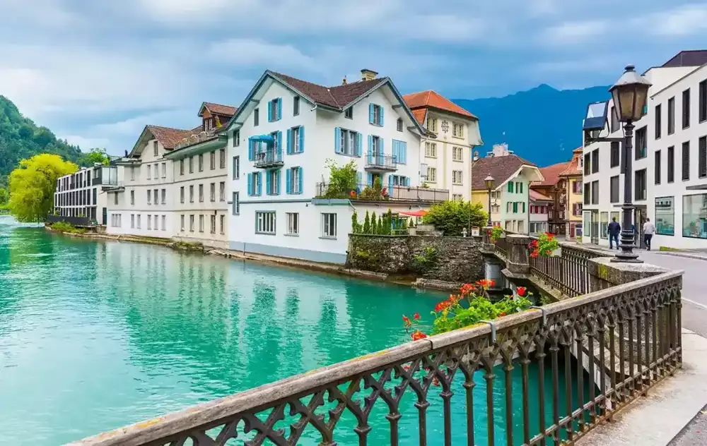 Lake Thun in  Interlaken