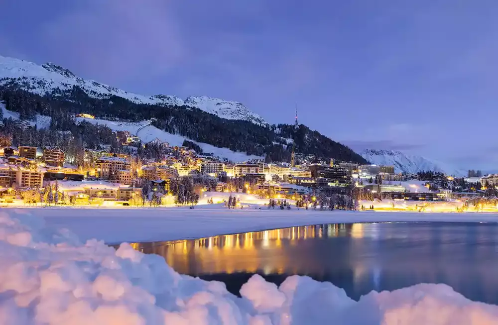 Snowy St. Moritz