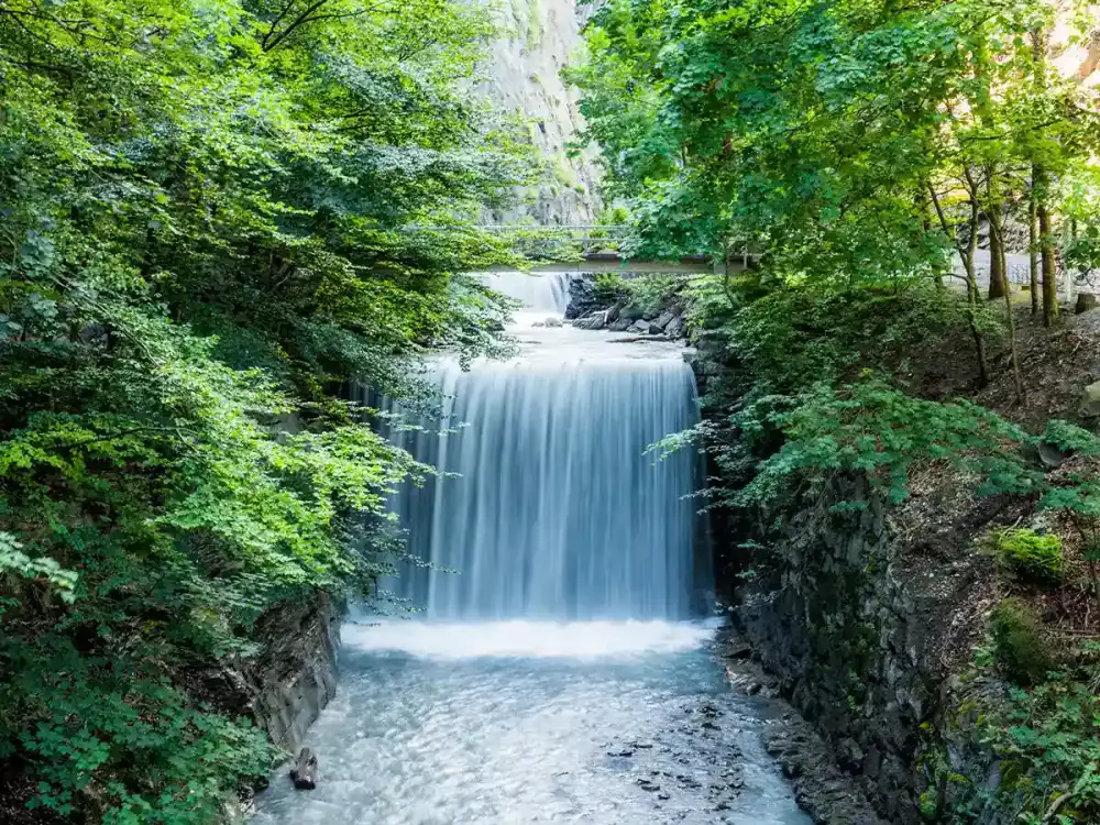 Tamina Gorge Waterfall, Bad Ragaz